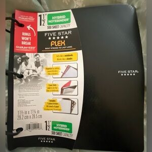 Five Star Flex Hybrid Notebinder. 1 1/2 inch